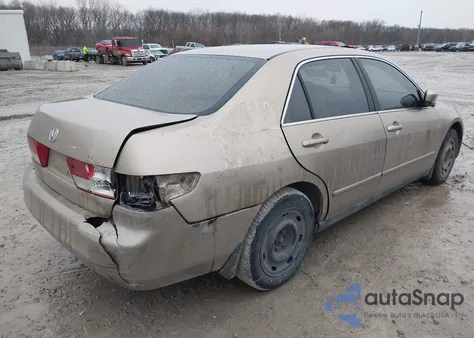 2003 Honda Accord 2.4 Lx из США, поврежденный, VIN 1HGCM56413A139336